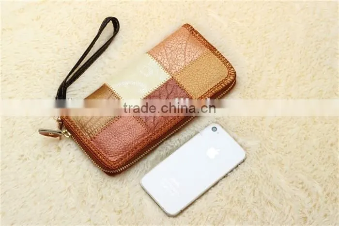 2016 Women Brand Long Wallet Genuine Leather Clutch Coin Hand Purse