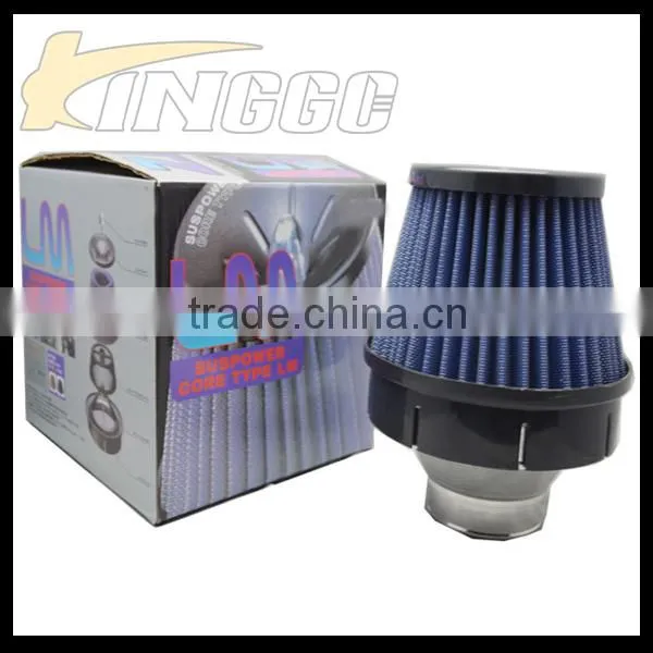 Guangzhou Blue Racing Super Power Aluminum Car Air Filter 76MM