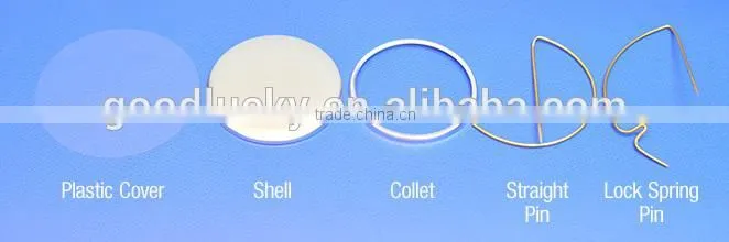 Custom Badge Manufacturer cheap tin metal pin button badge