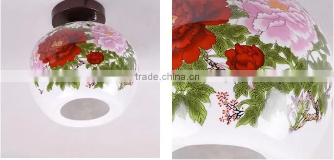 Chinese style wood crafts mode led living room ceiling lighting