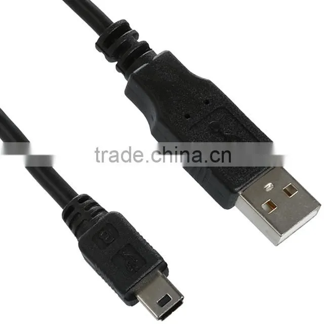 Short USB 2.0 A Male to Mini 5 Pin B Data Cable