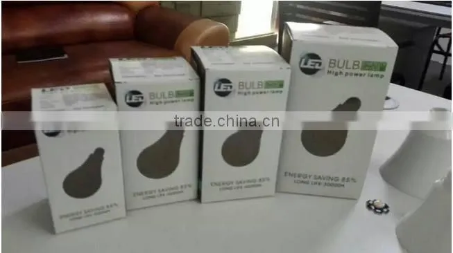 Plastic aluminum 85-265v 15w e27 led bulb light