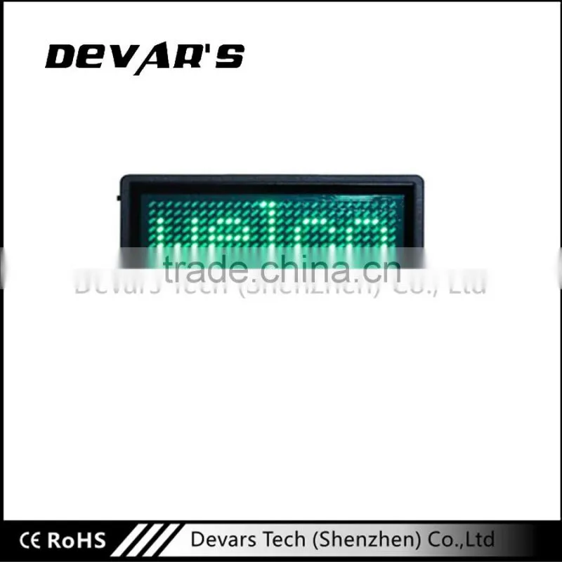 custom led name badge,fbi school reusable magnetic name badge