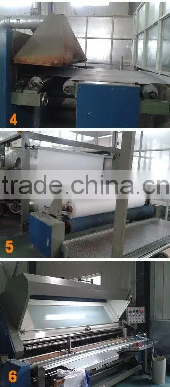 Silicone oil PA double dot nonwoven thermal bonded interlining fabric