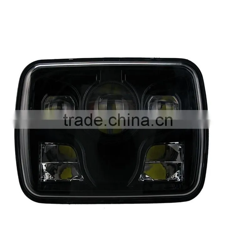 Rectangle wrangler headlight 5"x7" h/l beam, 2000lm truck headlight with CE,ROHS