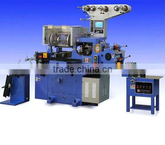 Jh-250mm flat bed full automatic label printing machine china manufacturer
