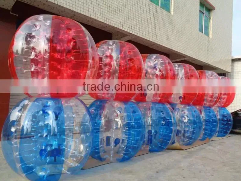 2016 hot funny pvc inflatable big discount bumper ball