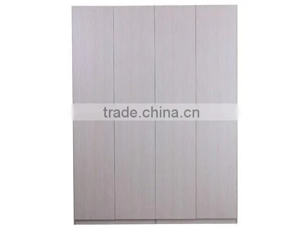 4 door modern kd melamine MDF wardrobe