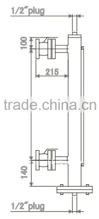 water, oil Level switch magnetic flapper