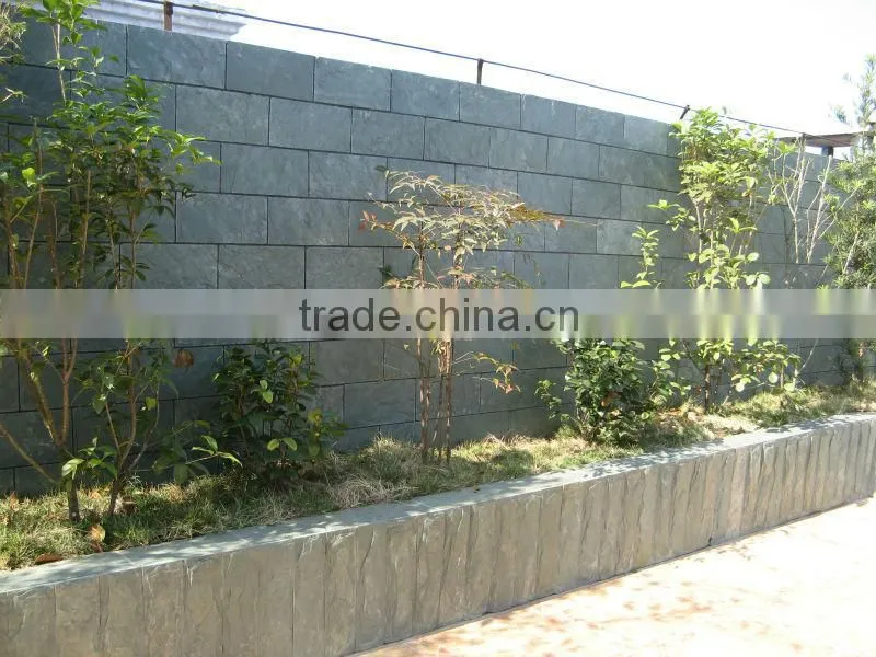 Natural black slate slabs for sale