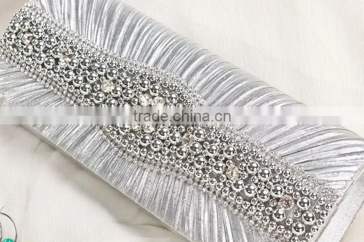 women's NICE beaded clutch bag