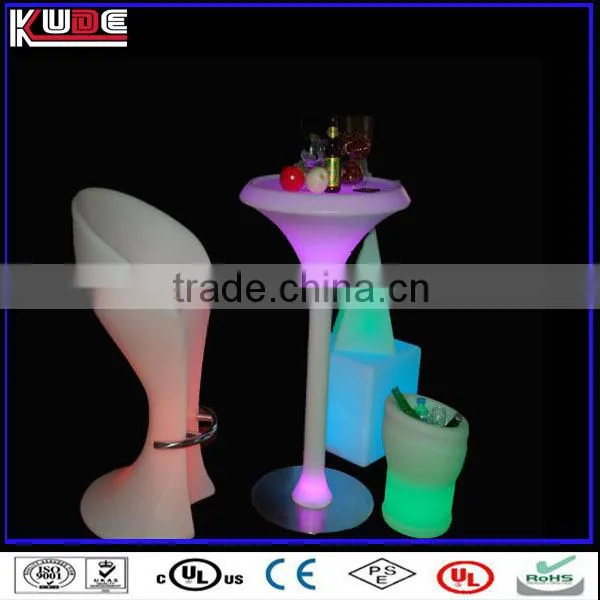 Battery Rechargeable LED glow modern home bar furniture