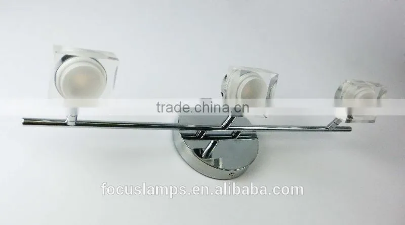 Hot sale three lights LED wall lamp suitable for home and hotel