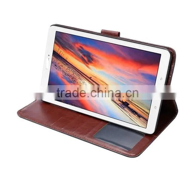 for Samsung Tab E 8.0, Classic design Jeans leather standcase, flip wallet leather case, PU leather tablet case