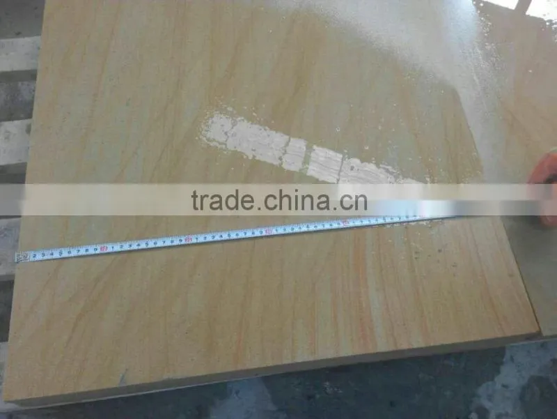 Wholesale Yellow wooden Sandstone block