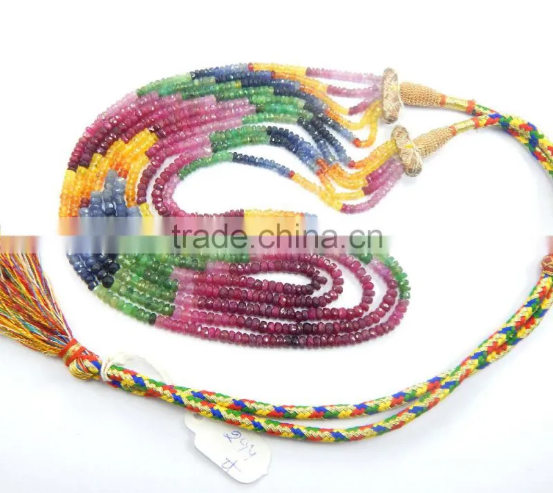Natural shaded Faceted Sapphire beads