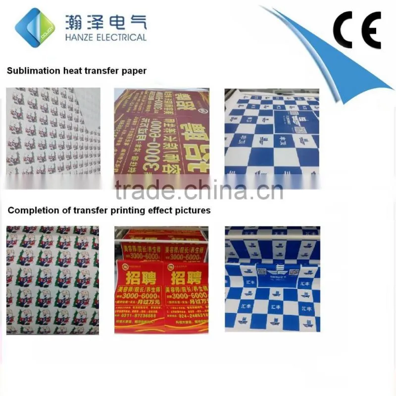 80gsm High quality roll sublimation paper for chemical fabrics and dark fabric