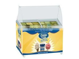 CE approved high quality freezer for ice cream