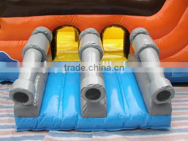 2016 Popular Inflatable Pirate Ship Slide For Kids