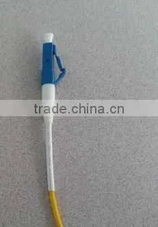 1 Meters LC Simplex Fiber Optic Pigtail 9/125 yellow color 0.9mm 2.0mm 3.0mm