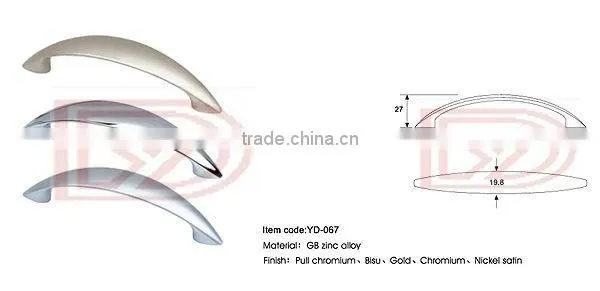 YD-(C)068 96mm Length High quality zinc alloy furniture cabinet door pull handle