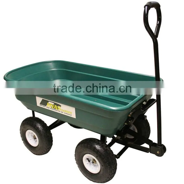 Steel mesh garden tool cart