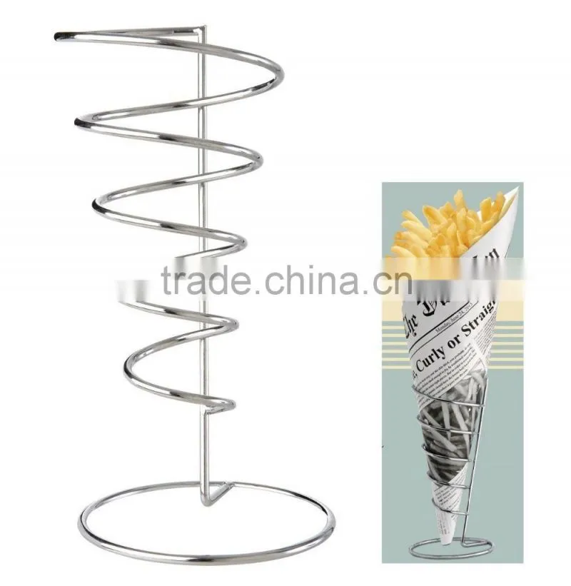 IGKB-SS06 stainless steel fry cone basket