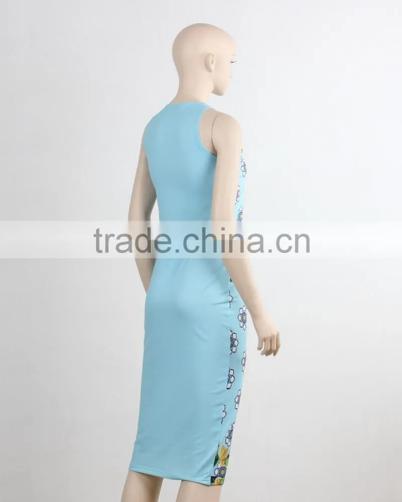 Cheap price african party dress 2 piece evening dress women dress made in china