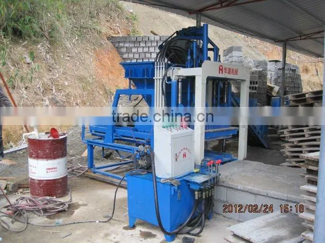 QT4-40 Middle Size Concrete Hydraulic Block Machine Brick shaping machine