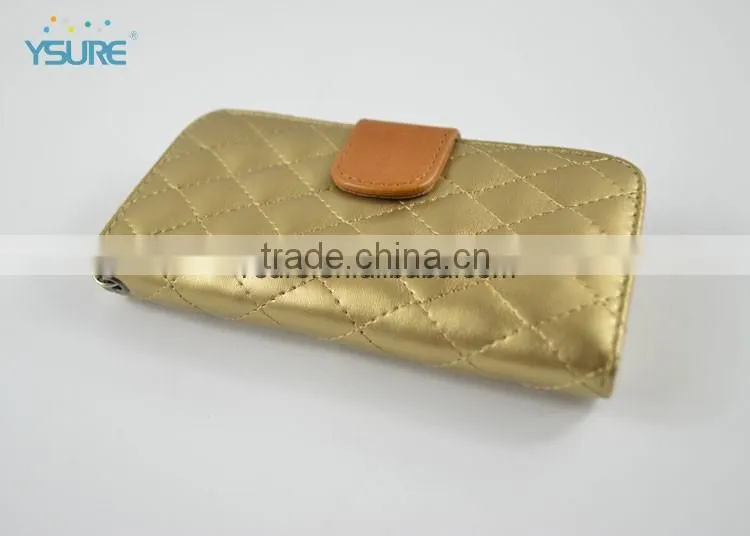 Hot style customized leather cell phone case with strap for Motorola Moto G 4G