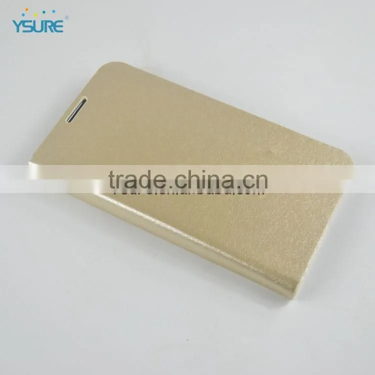 Luxury Golden Leather Case For Wiko Cink