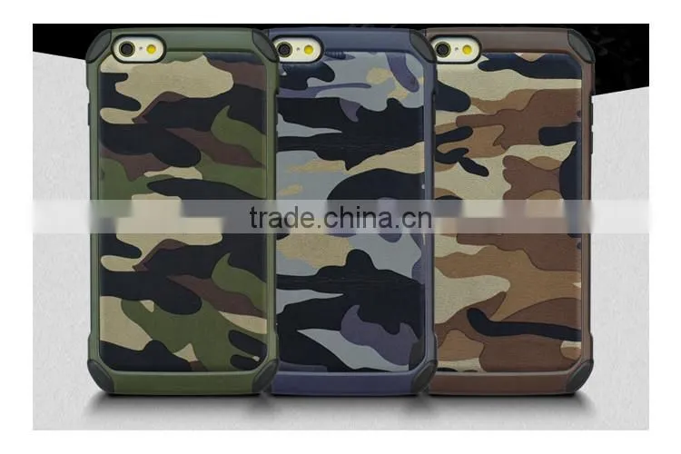2016 Unique Design camouflage smart mobile phone case for iphone 7