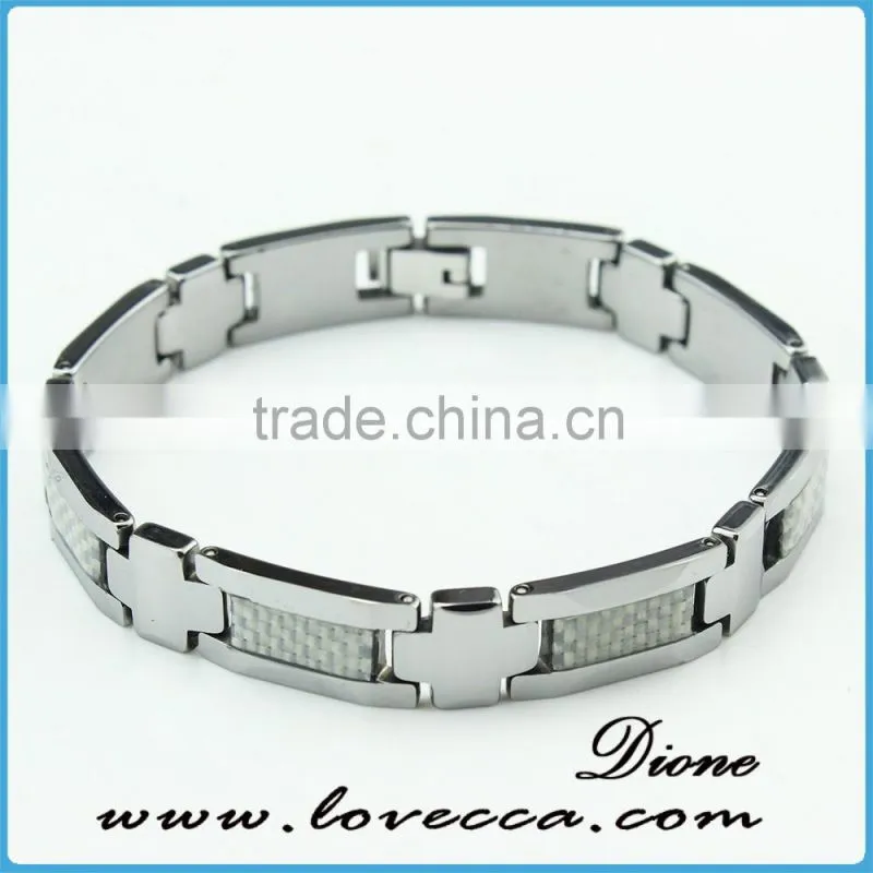 Fashion Hot Sell Small MOQ Magnet Energy Tungsten Steel Magnetic Energy Bracelet