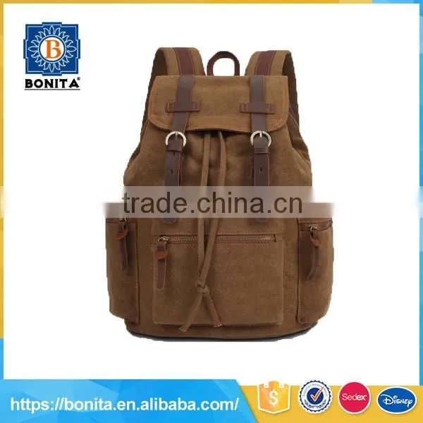 Daypack canvas Travel Backpack College canvas backpack