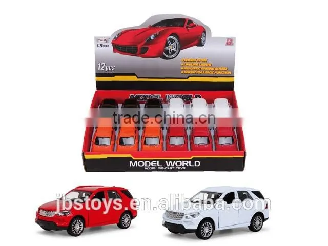 1: 28 pull back alloy car