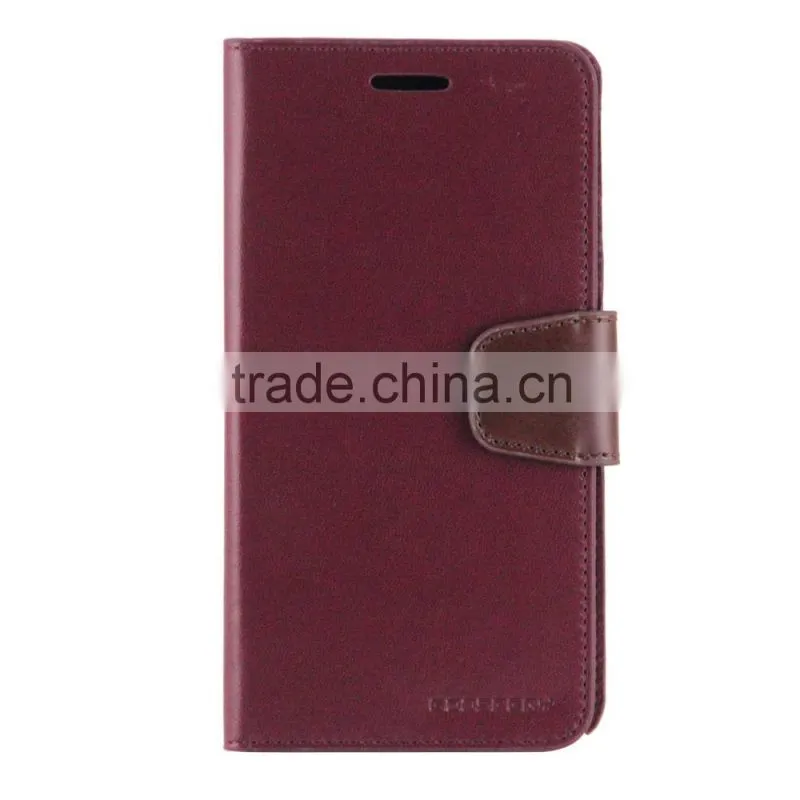 For Samsung Galaxy S6/S6 Edge Mercury Sonata PU Leather Flip Cover case Wallet cases