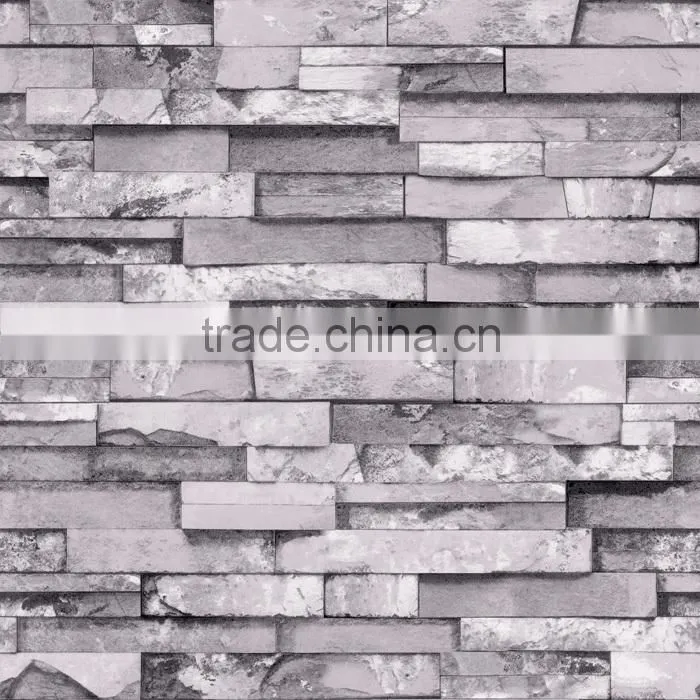3D black brick wallpaper with best price and design