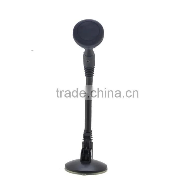 windshield mount long arm bracket mobile phone magnetic holder car phone stand strong adsorption 360degree rotate