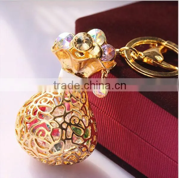 2014 Hollow Flower Purse Pendant Keychain , Bag Pendant ZTKC-176