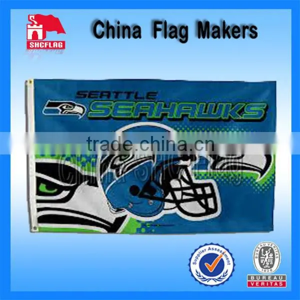 Custom design Fastest 3ft*5ft Nfl Seattle Seahawks Flag