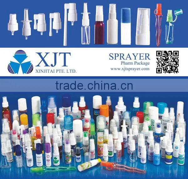 10ml Additional Volume HDPE Throat Spray Bottle with Rod Nozzle