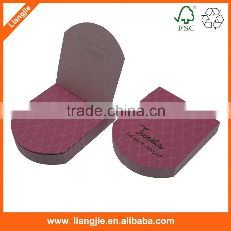 Cheap Football shaped memo pad, Die-cut memo pad, shapes memo pad