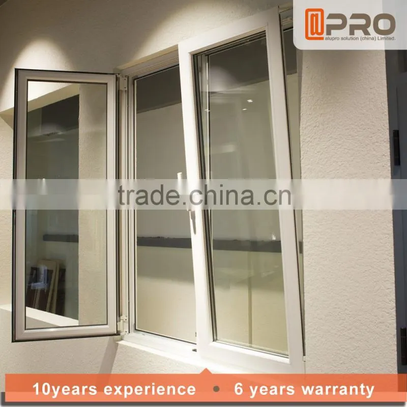 Good quality aluminum window price tilt and turn window hardware aluminium tilt and turn windows