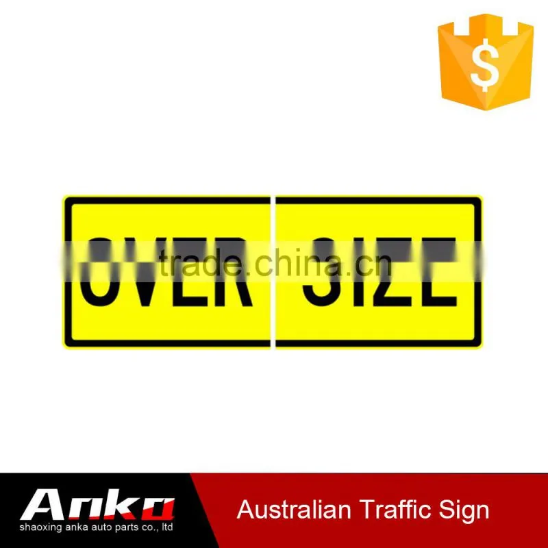 reflective aluminum danger signs ,car stricker,caravan electrical boxes