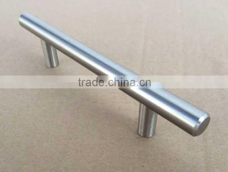 Cheapest price solid stainless steel furniture cabinet kitchen cabinet t bar handle