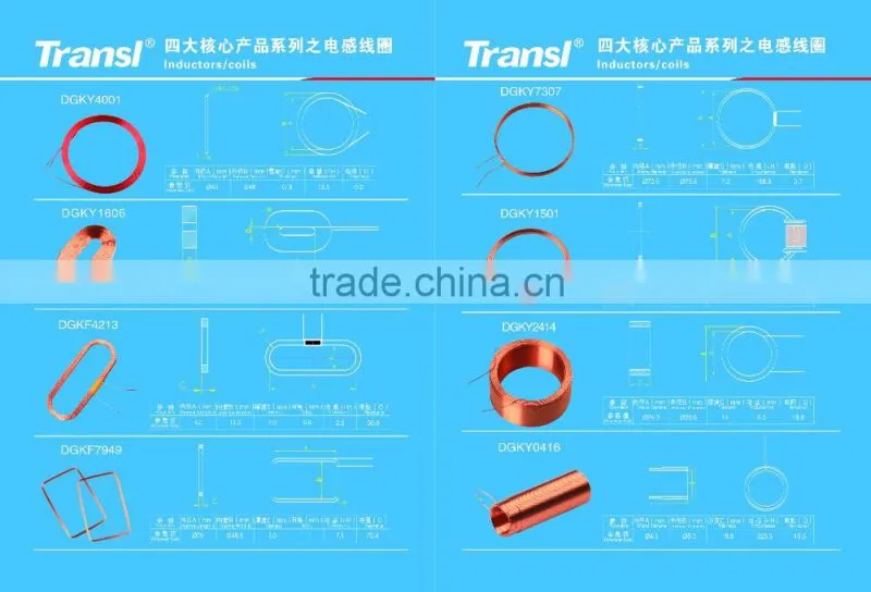 Custom auto solenoid coil DC/AC valve coil ,solenoid coil ,bobbin coil