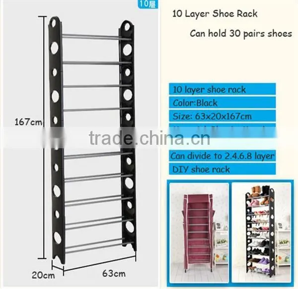 Plastic shoe display nike shoe rack