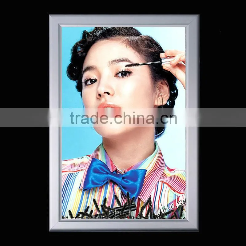 New magnetic advertising aluminum snap led acrylic magnetic sandwich frame,alibaba frame