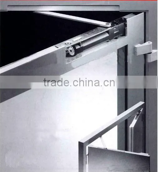 Flush mounted safe door closer with 45-65kg door weight