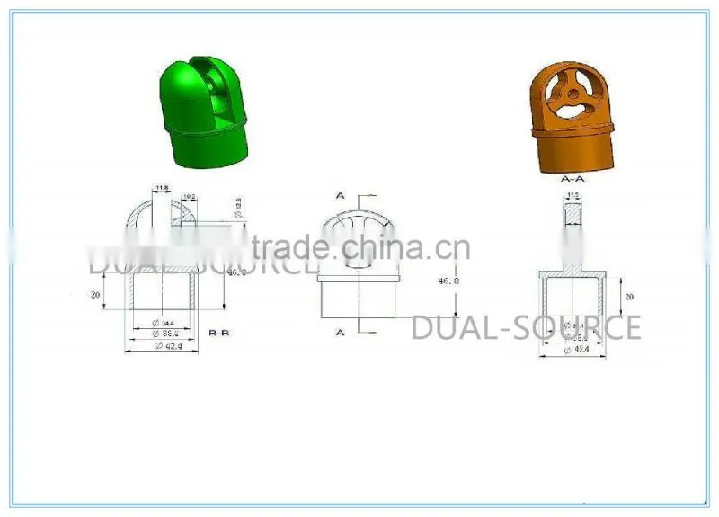 SS/Stainless Steel ADJUSTABLE Handrail Elbow Flush Joiner/Balustrade fittings